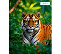 Normal: Tiger-Themed Lined Notebook: 250 Pages (8.5" x 11")