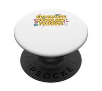 Normaliza Las Vibraciones platónicas de afecto de los Amigos abrazados PopSockets PopGrip Adhesivo