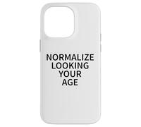 Normaliza Mirando a tu Edad Amor Envejecer con Confianza Carcasa para iPhone 14 Pro MAX