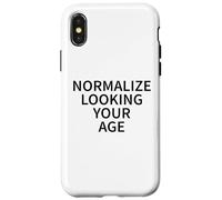 Normaliza Mirando a tu Edad Amor Envejecer con Confianza Carcasa para iPhone X/XS