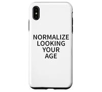 Normaliza Mirando a tu Edad Amor Envejecer con Confianza Carcasa para iPhone XS MAX