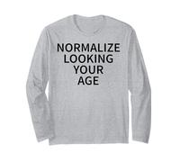 Normaliza Mirando a tu Edad Amor Envejecer con Confianza Manga Larga