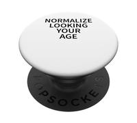 Normaliza Mirando a tu Edad Amor Envejecer con Confianza PopSockets PopGrip Adhesivo