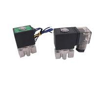 Normally Close 2 Way Stainless Steel Water Solenoid Valve NC 1/8" BSP 12 24V DC Orifice 1/1.5/2/2.5/3mm NBR SPU Ss304 Valve Wire(DC12V_W1101X)