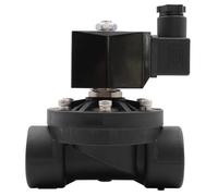 Normally Closed Plastic Solenoid Valve DN15 DN20 DN25 DN32 Water Valves AC 110V 220V DC12V 24V G Thread(1-1/4",G_AC 110V)