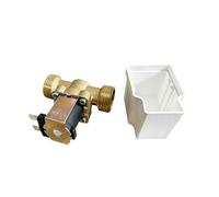 Normally Closed Water Inlet Valve G1/2'' G3/4'' Brass Solenoid Water Valve NC 12v 24v 220v Flow Switch With Case(34,220V_WITHOUT CASE)