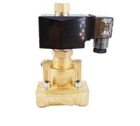 Normally Open 50bar Brass Valve 1/2 3/4 1 Inch Orifice 15/20/25mm 24V 12V 2 Way High Pressure Solenoid Electric Water Valve(1/2",AC110V)