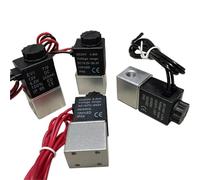 Normally Open DC12V DC24V AC110V AC220V Solenoid Valve 1/8" NPT Female Port 2 Way Direct-acting Pneumatic 1.2Mpa -10 To 80 °C(Normally Open DC 24V)