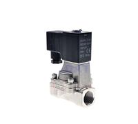 Normally open high temperature steam valve 7bar/100psi 2 way solenoid stainless steel SUS304 water valve 2 inch PTFE(12V)