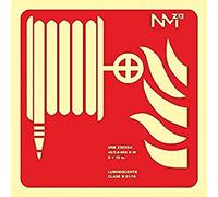 Normaluz A03408 - Señal Luminiscente Manguera CTE Clase A PVC 1mm 42x42cm con CTE, RIPCI y Apto para la Nueva Legislación