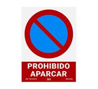 Normaluz RD41040 - Señal Prohibido Aparcar PVC Glasspack 0,7 mm 30x40 cm