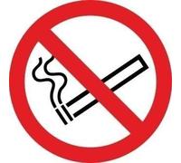 Normaluz RD48600 - Señal Adhesiva 10 Unidades Prohibido Fumar Adhesivo de Vinilo 9 cm diametro con CTE, RIPCI