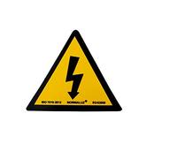 Normaluz RD63000 - Señal Adhesiva 10 Unidades Rayo Triángulo Adhesivo de Vinilo 5 cm