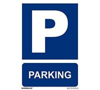NORMALUZ SEÑAL USO OBLIGATORIO PARKING (PVC 0.7MM) 30X40CM
