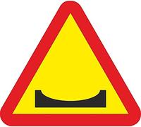 Normaluz V11006 - Señal Vial Triangular Baden Metalica Termolacada 70 cm con CTE, RIPCI