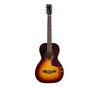 Norman B18 Parlor Cherry Burst GT Q-Discrete Guitarra Acústica Tapa de Cedro Sitka Macizo Mástil Arce Diapasón Palisandro
