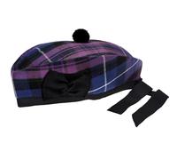 NORMAN Gorro de lana 100 % pura de lana GLENGARRY BALMORAL TARTAN GLENGARRY (Reino Unido, numérico, 6 1/4, orgullo de Escocia)