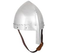 Norman nasal casco con funda de cuero interior - casco de Vikingo - normandos - casco medieval - Vikingo