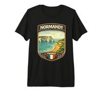 Normandía Francia Vacaciones Francia Regalo Normandía Travel Gift Camiseta Premium