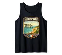 Normandía Francia Vacaciones Francia Regalo Normandía Travel Gift Camiseta sin Mangas