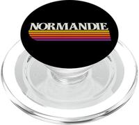 Normandie France Retro Graphic - Normandía PopSockets PopGrip para MagSafe