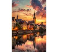 Normandy Coastal Watercolor Art: A Traveler’s Dream