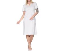 Normann Camisón de manga corta para mujer con diseño de lunares, también en talla grande, albaricoque, 56-58