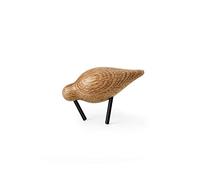 Normann Copenhagen 100157 Madera pájaro Shorebird pequeño, Color Negro