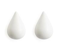 Normann Copenhagen 2 perchas Dropit grandes. blanco