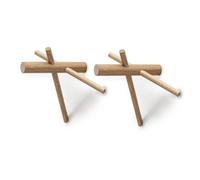 Normann Copenhagen 2 percheros Sticks set de 2. natural