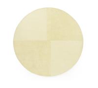 Normann Copenhagen Alfombra de lana Level redonda Amarillo claro. Ø280 cm