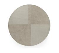 Normann Copenhagen Alfombra de lana Level redonda Gris cálido. Ø280 cm