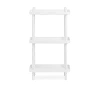 Normann Copenhagen Block - Estantería (Acero, 87 cm), Color Blanco