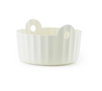 Normann Copenhagen Cesta de almacenamiento Colu Basket Ø44 cm Crema