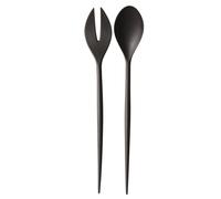 Normann Copenhagen Cubiertos de ensalada Krenit negro