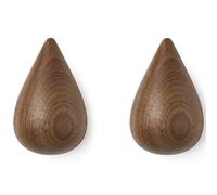 Normann Copenhagen Dropit - Gancho de madera de nogal (9,3 x 8,7 x 6 cm), color marrón
