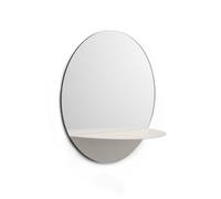 Normann Copenhagen Espejo redondo Horizon blanco
