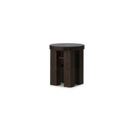 Taburete Normann Copenhagen de Pino Marrón Oscuro