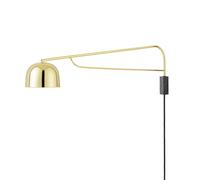Normann Copenhagen Lámpara de pared Grant Brass. grande- acero. granito