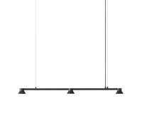Normann Copenhagen Lámpara de techo linear Hat pequeña Black
