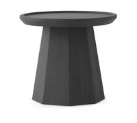 Normann Copenhagen Mesa auxiliar Pine table small Ø45 cm H: 40.6 cm Dark Grey