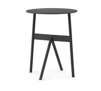 Normann Copenhagen Mesa auxiliar Stock Table Ø37 cm H:46 cm Black