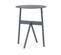 Normann Copenhagen Mesa auxiliar Stock Table Ø37 cm H:46 cm Steel Blue