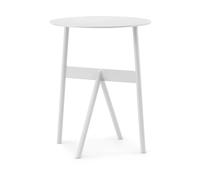 Normann Copenhagen Mesa auxiliar Stock Table Ø37 cm H:46 cm White