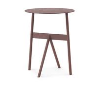 Normann Copenhagen Mesa auxiliar Stock Table Ø37 cm H:46 cm Wine