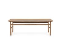 Normann Copenhagen Mesa de centro Grow Roble lacado transparente. large