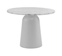 Normann Copenhagen Mesa Turn ajustable Ø55 cm mármol blanco