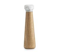 Normann Copenhagen Molinillo de sal Craft roble-mármol blanco grande
