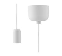 Normann Copenhagen Montura para lámpara de techo Puff 2.5 m Blanco
