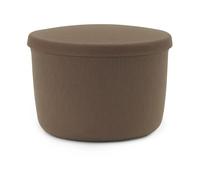Normann Copenhagen Puf Hide Storage pequeño Marrón